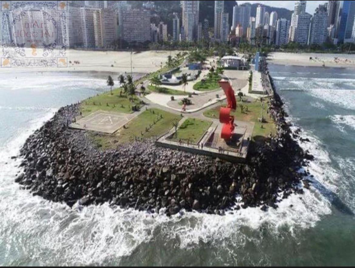 Apartmán Pe Na Areia Em Santos Exteriér fotografie